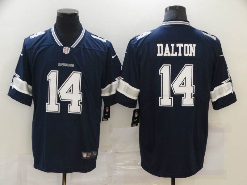 Men's Dallas Cowboys Andy Dalton #14 Navy Jersey